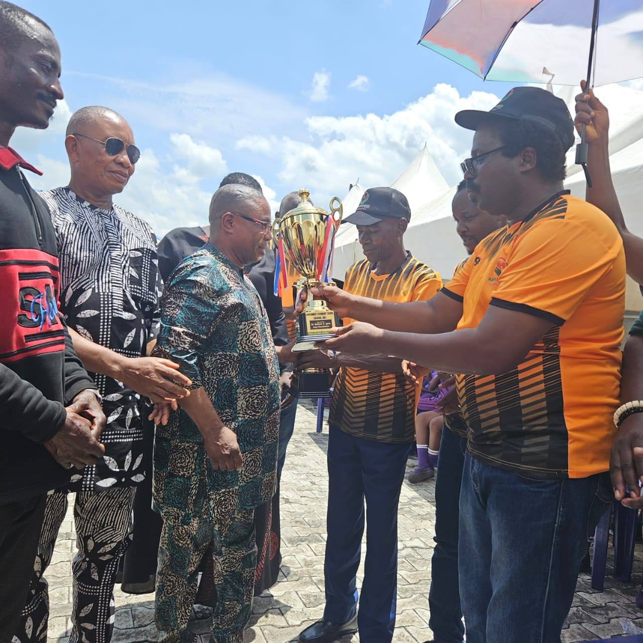 DR. Andrew A. Igwe Care Foundation Donates Trophies to GSS Akabuka, Promises New Classroom Boards