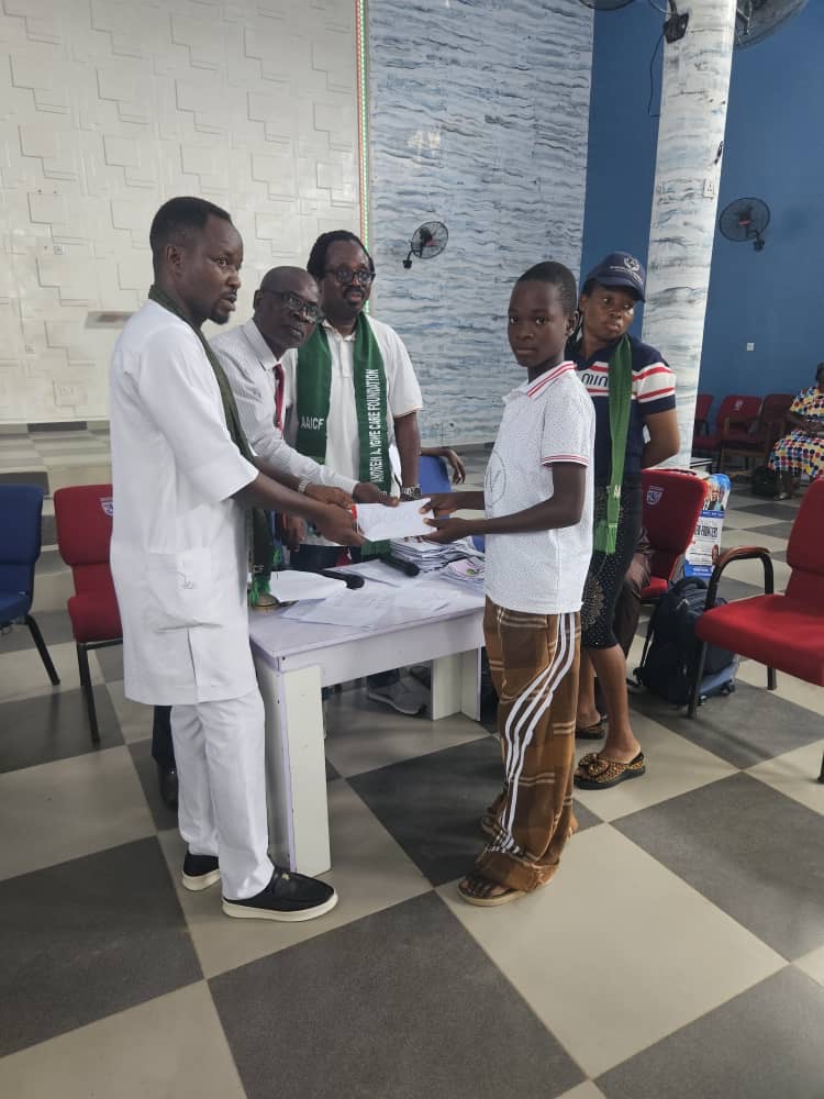 DR. ANDREW A. IGWE CARE FOUNDATION PAYS ANNUAL SCHOLARSHIP AS DR. IGWE ADVISES STUDENTS TO SHUN CULTISM