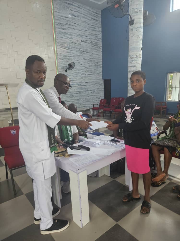 DR. ANDREW A. IGWE CARE FOUNDATION PAYS ANNUAL SCHOLARSHIP AS DR. IGWE ADVISES STUDENTS TO SHUN CULTISM