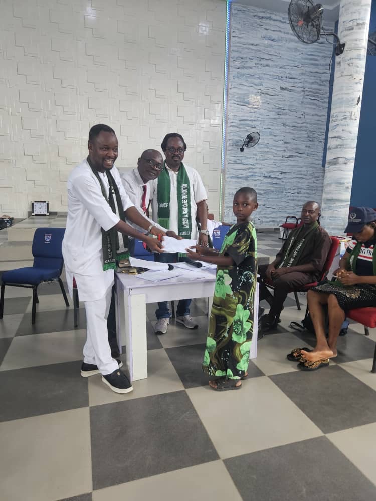 DR. ANDREW A. IGWE CARE FOUNDATION PAYS ANNUAL SCHOLARSHIP AS DR. IGWE ADVISES STUDENTS TO SHUN CULTISM