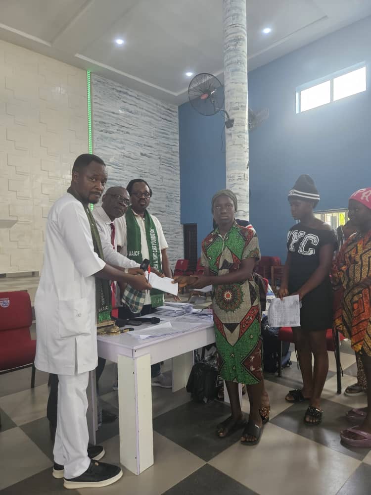 DR. ANDREW A. IGWE CARE FOUNDATION PAYS ANNUAL SCHOLARSHIP AS DR. IGWE ADVISES STUDENTS TO SHUN CULTISM