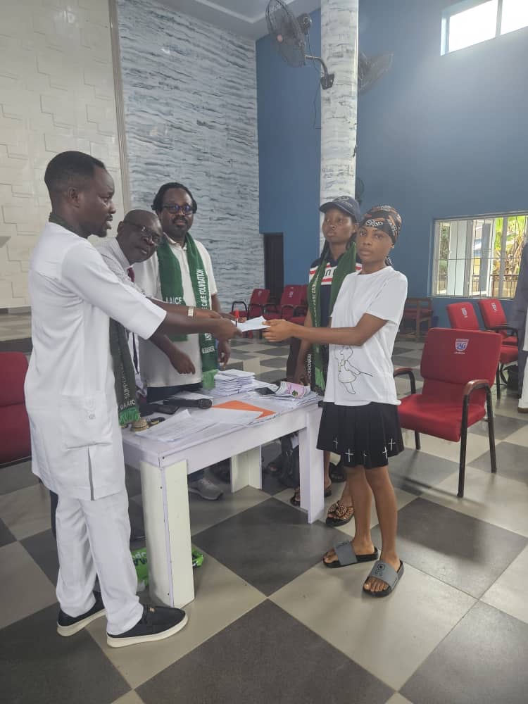 DR. ANDREW A. IGWE CARE FOUNDATION PAYS ANNUAL SCHOLARSHIP AS DR. IGWE ADVISES STUDENTS TO SHUN CULTISM