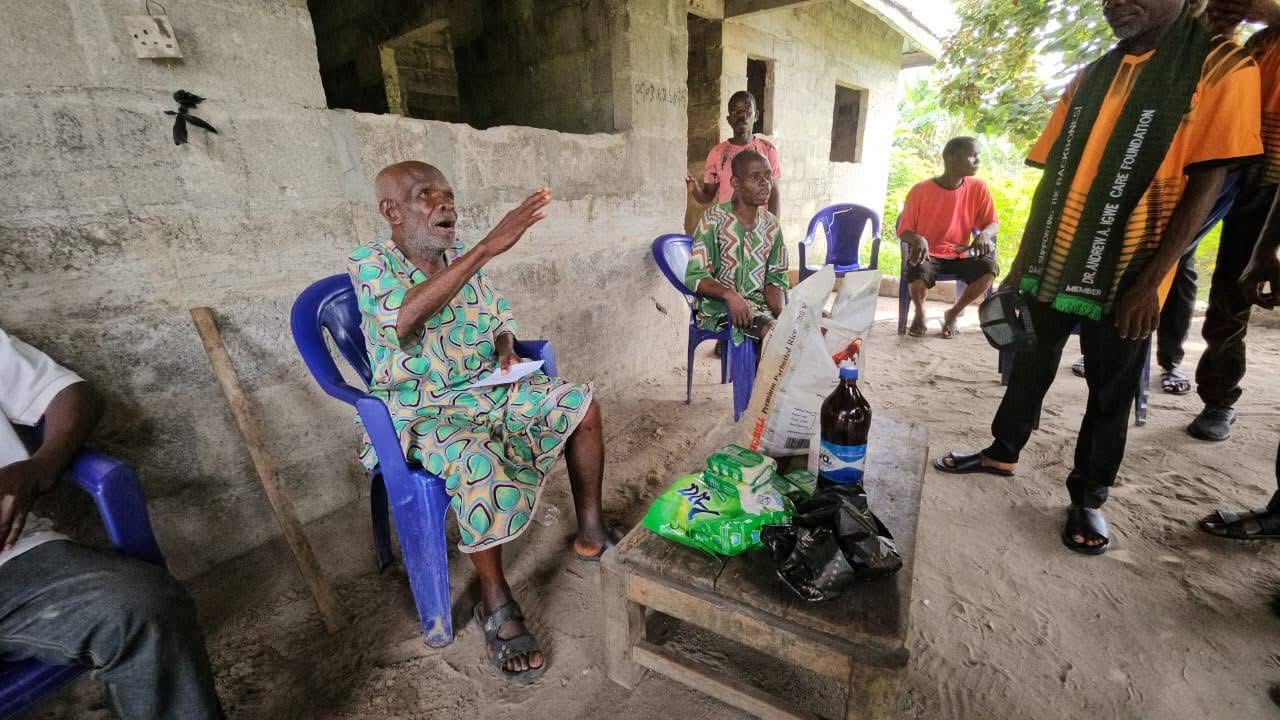 Prayers Pour In as DAAICF Visits the Oldest Men and Women Across the 16 Communities of Egi Kingdom photo 45
