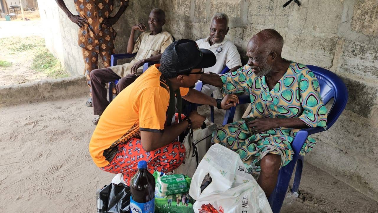 Prayers Pour In as DAAICF Visits the Oldest Men and Women Across the 16 Communities of Egi Kingdom photo 44