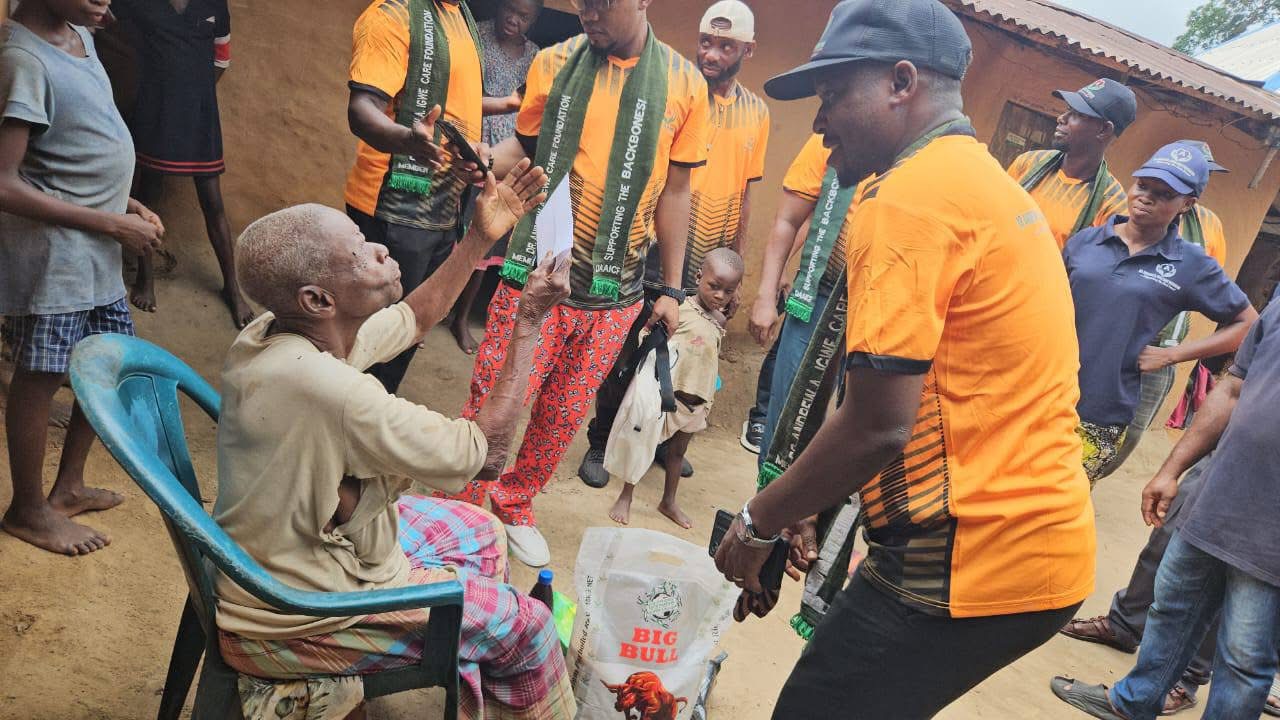 Prayers Pour In as DAAICF Visits the Oldest Men and Women Across the 16 Communities of Egi Kingdom photo 38