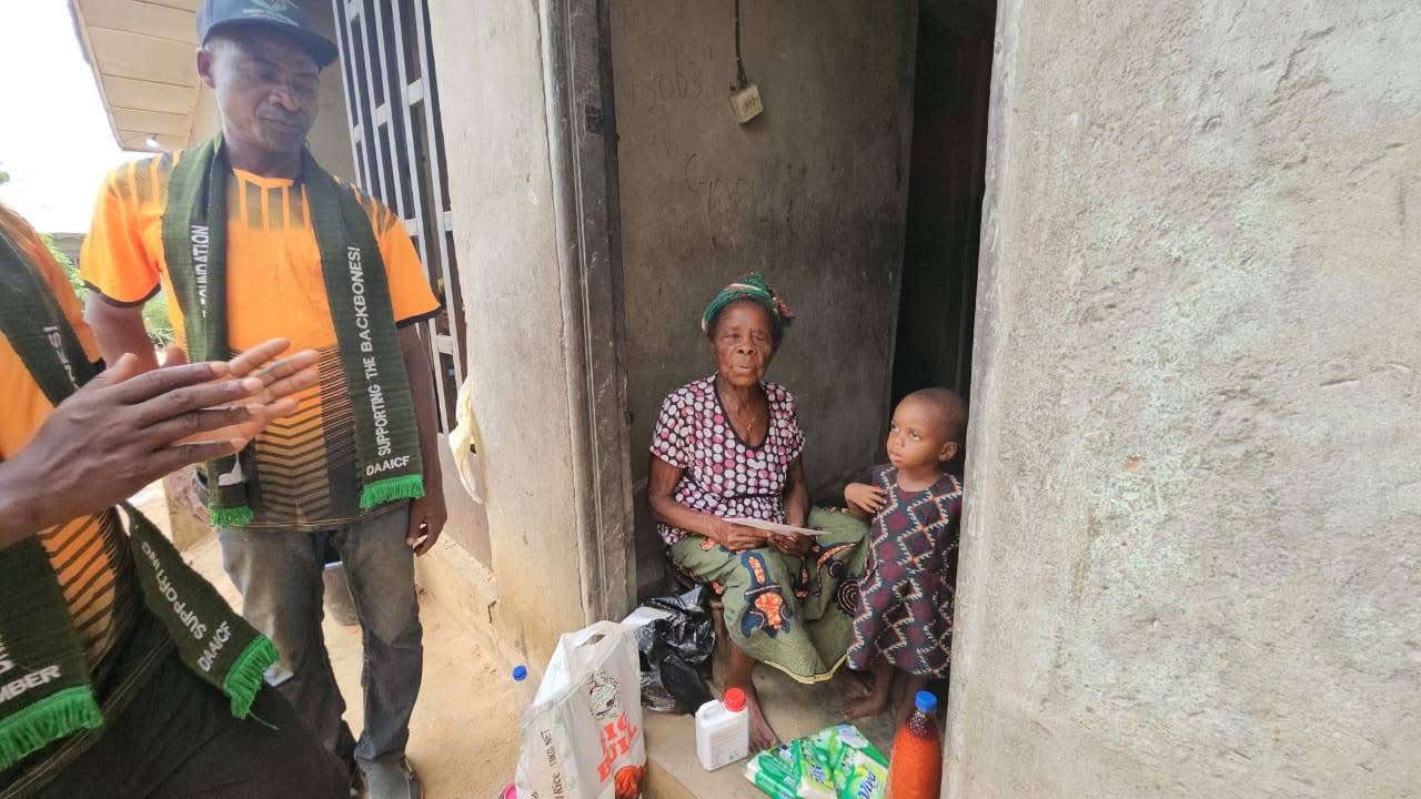 Prayers Pour In as DAAICF Visits the Oldest Men and Women Across the 16 Communities of Egi Kingdom photo 23