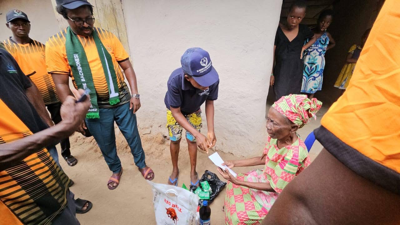 Prayers Pour In as DAAICF Visits the Oldest Men and Women Across the 16 Communities of Egi Kingdom photo 18