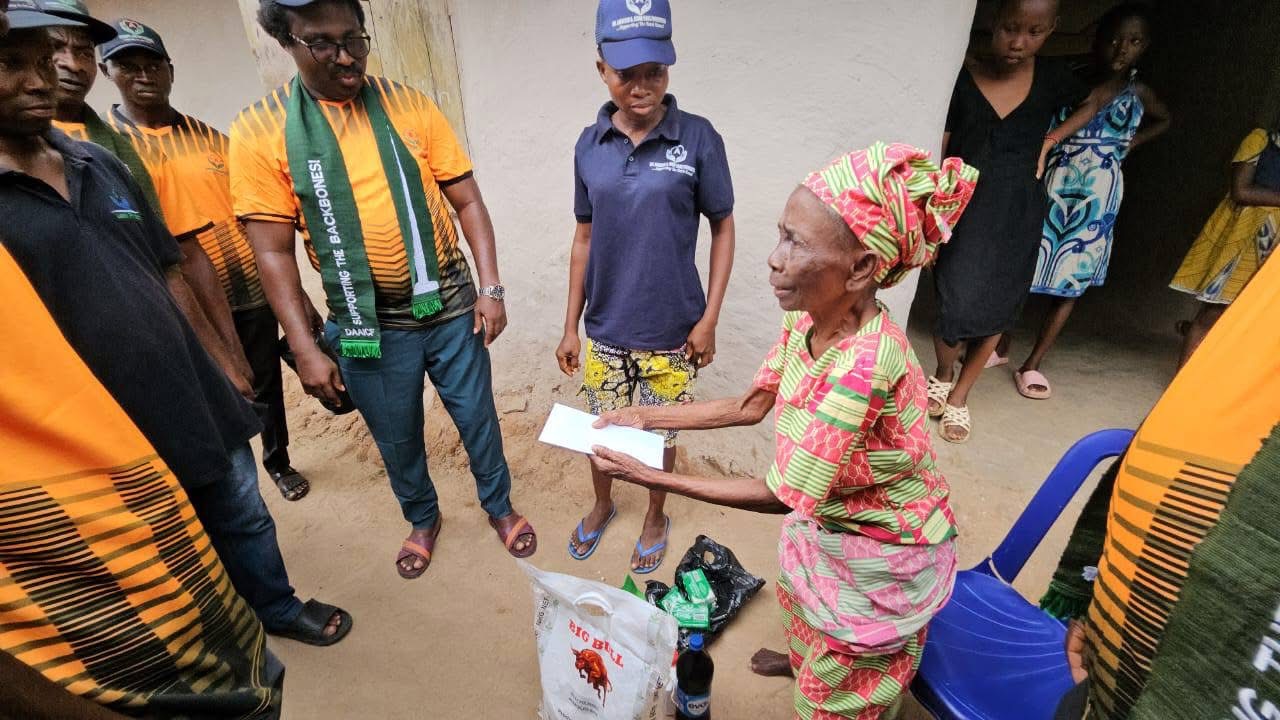 Prayers Pour In as DAAICF Visits the Oldest Men and Women Across the 16 Communities of Egi Kingdom photo 17