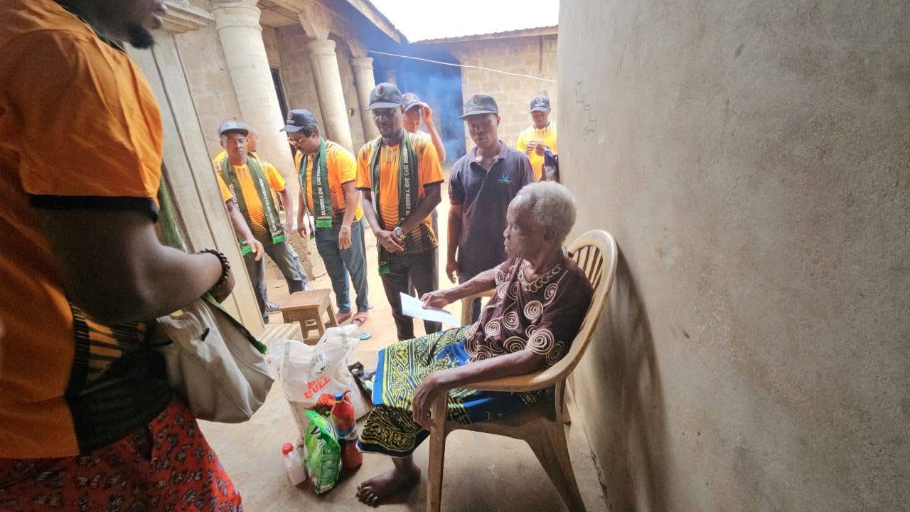 Prayers Pour In as DAAICF Visits the Oldest Men and Women Across the 16 Communities of Egi Kingdom photo 12